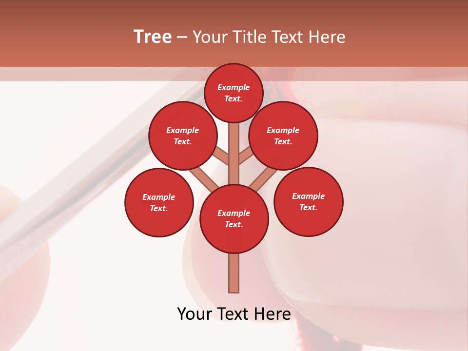 Human Hands Crocheting. All Isolated On White Background. PowerPoint Template