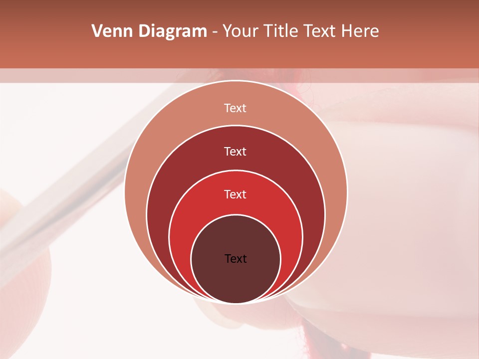 Human Hands Crocheting. All Isolated On White Background. PowerPoint Template