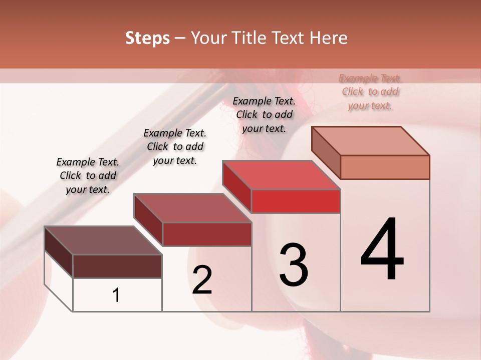 Human Hands Crocheting. All Isolated On White Background. PowerPoint Template