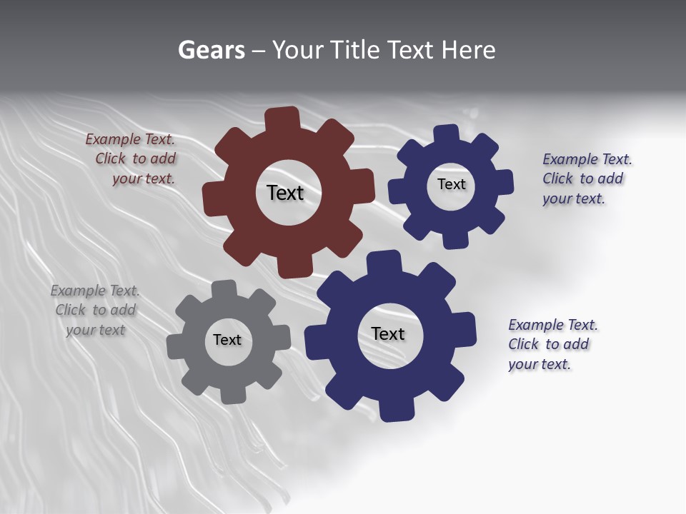 Studio Close Up Shot Of A Detail Of A Wire Rotating Brush. PowerPoint Template