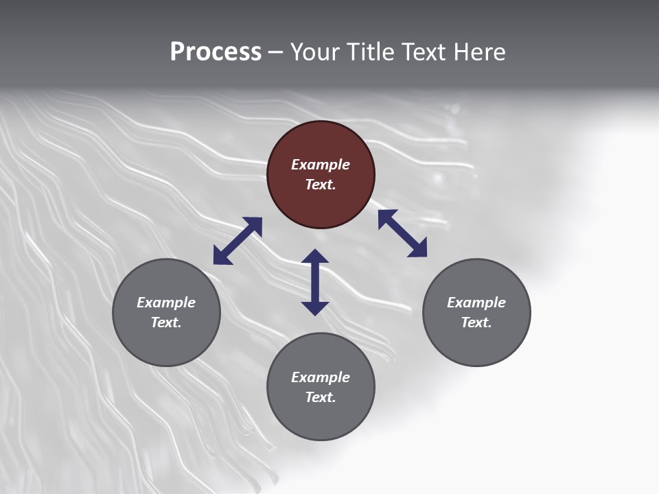 Studio Close Up Shot Of A Detail Of A Wire Rotating Brush. PowerPoint Template
