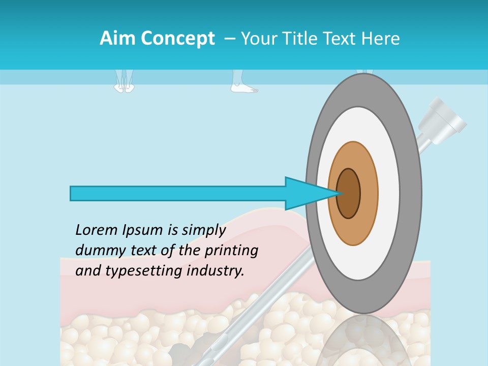 Illustration Of Liposuction Intervention With Liposculpture In A Woman PowerPoint Template
