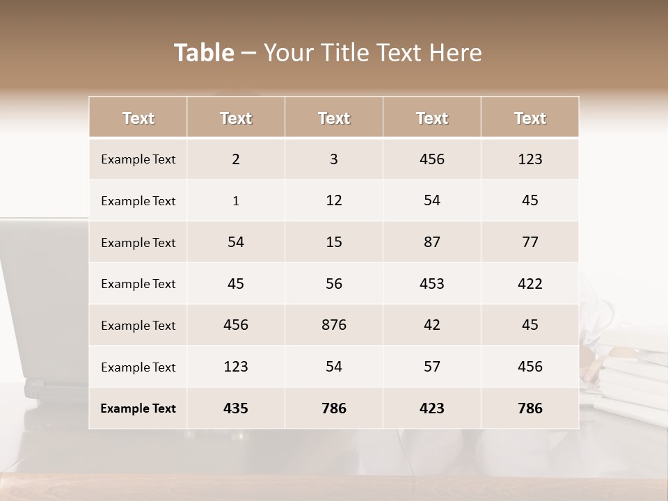 Blurred Pedestrians In Modern Passageway PowerPoint Template