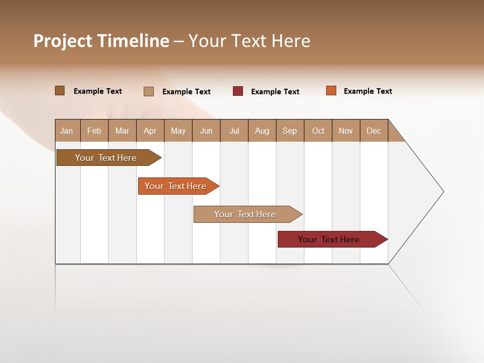 Hand With Coins PowerPoint Template