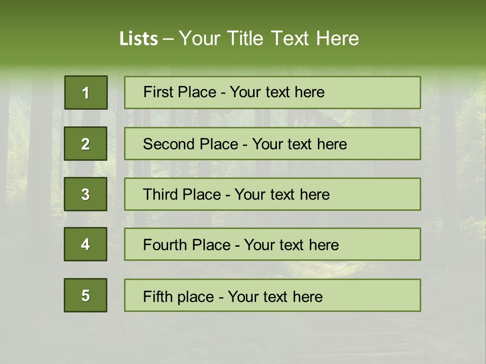 Forest PowerPoint Template