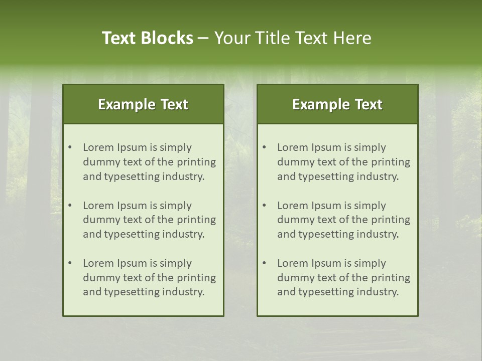 Forest PowerPoint Template