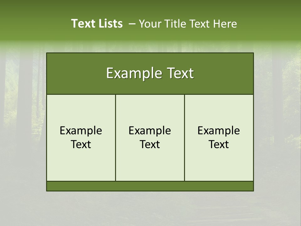 Forest PowerPoint Template