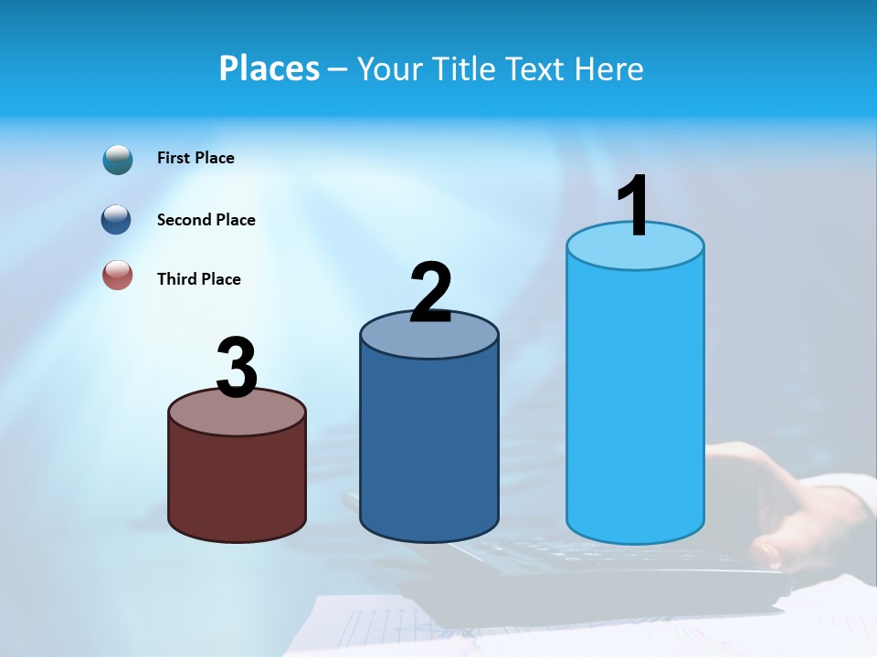 Businessman Data Info PowerPoint Template