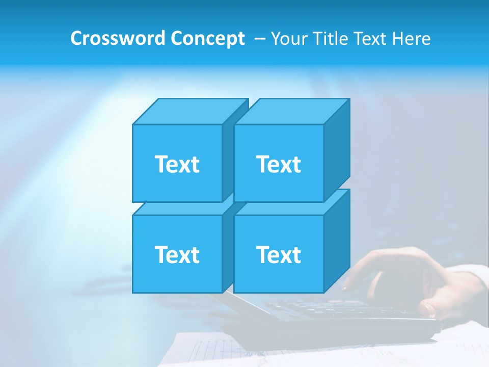 Businessman Data Info PowerPoint Template