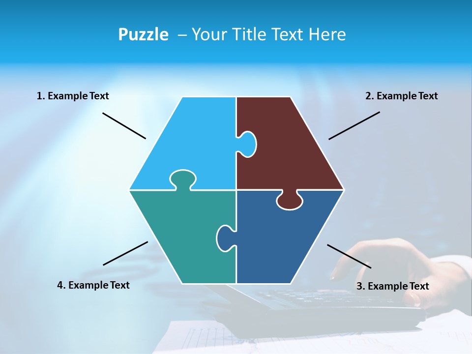 Businessman Data Info PowerPoint Template
