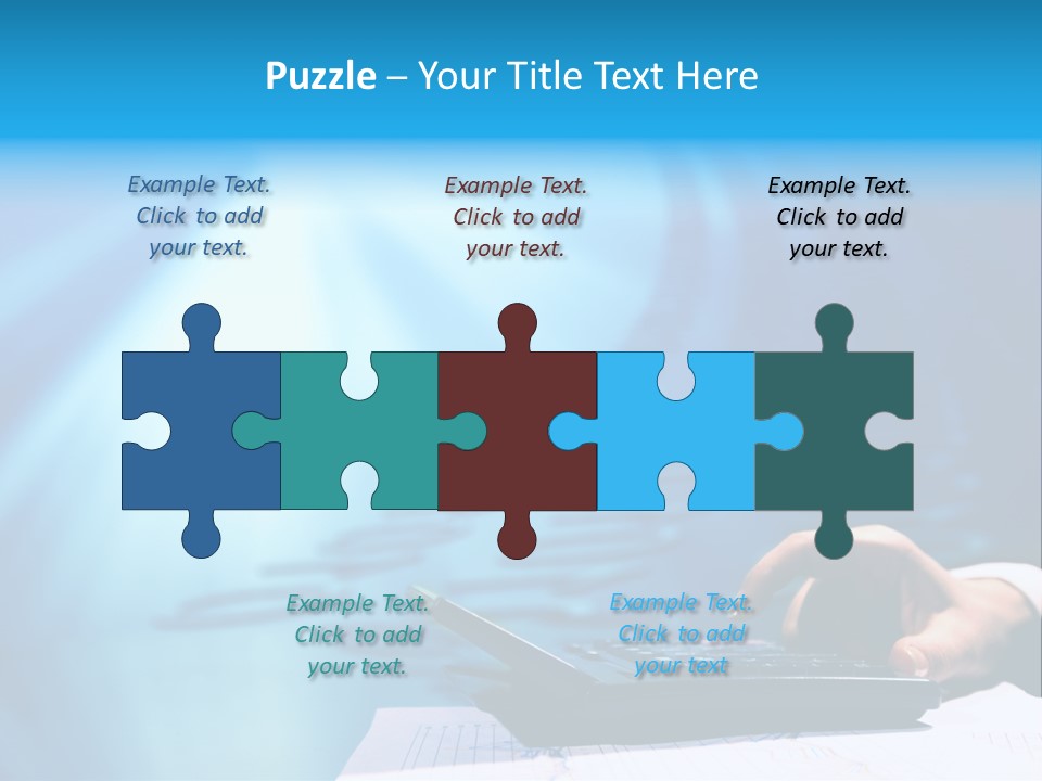 Businessman Data Info PowerPoint Template