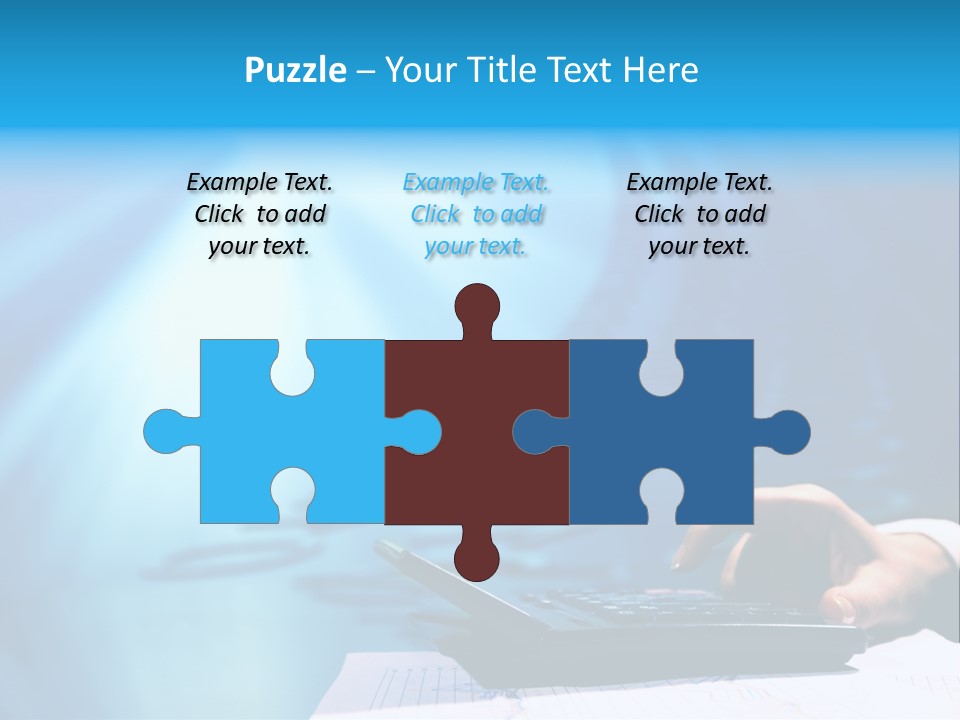 Businessman Data Info PowerPoint Template