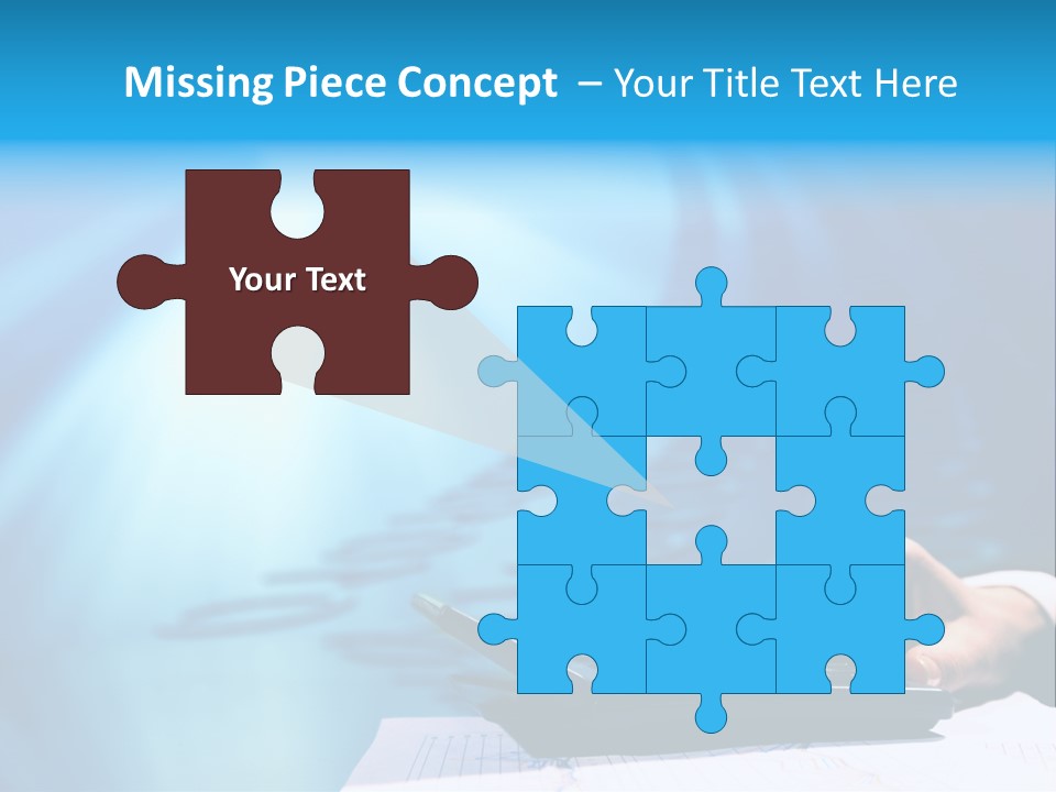 Businessman Data Info PowerPoint Template