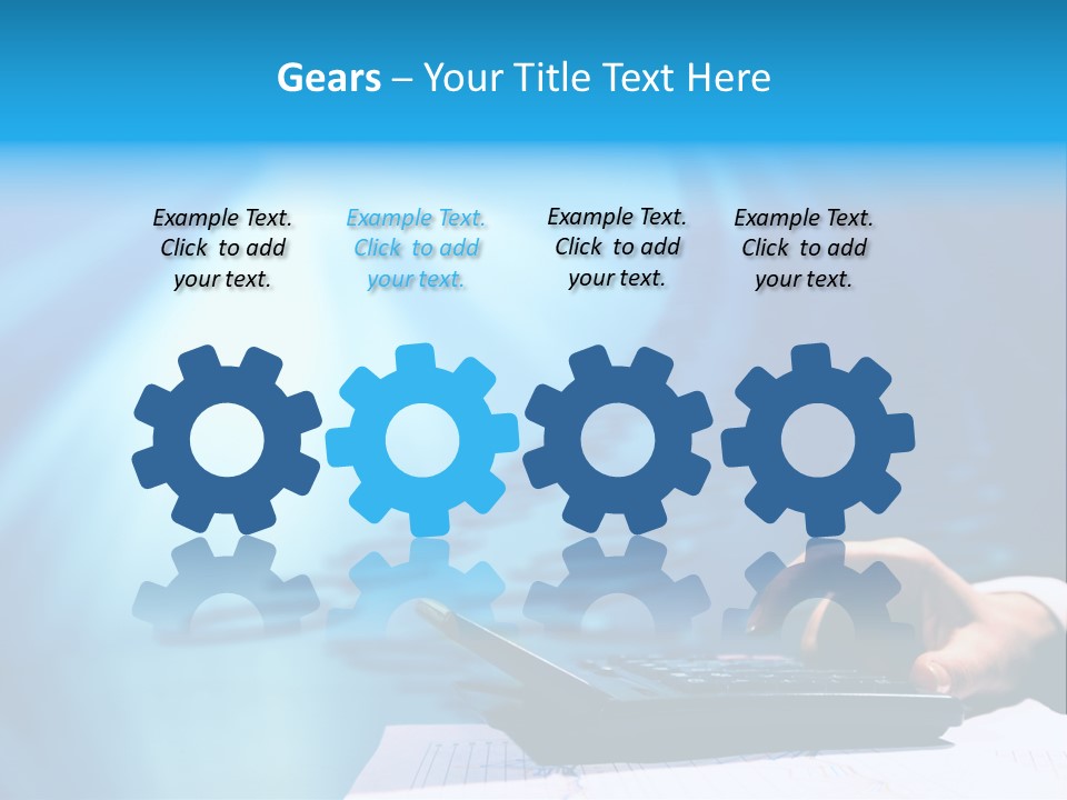 Businessman Data Info PowerPoint Template