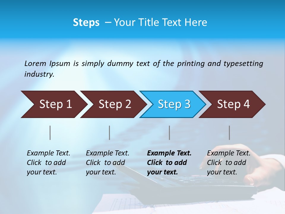 Businessman Data Info PowerPoint Template