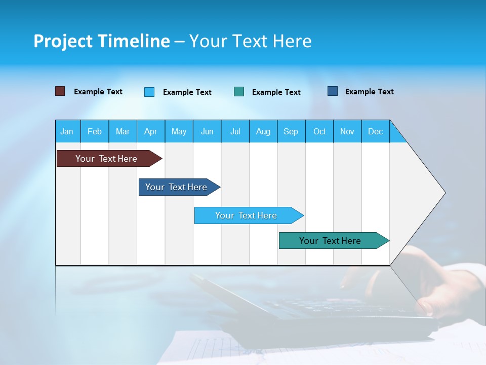Businessman Data Info PowerPoint Template