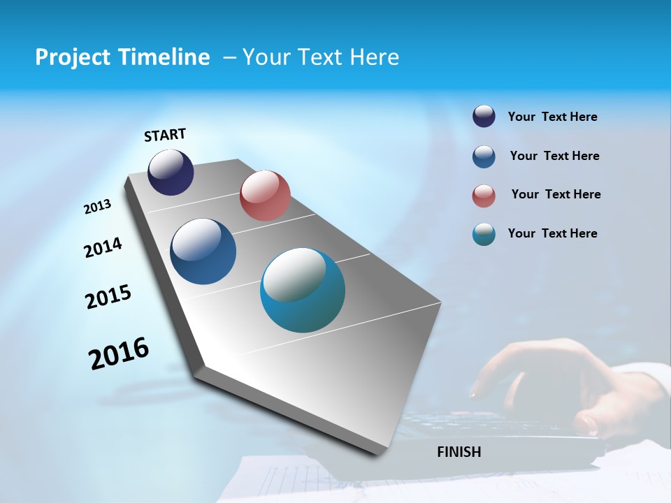 Businessman Data Info PowerPoint Template