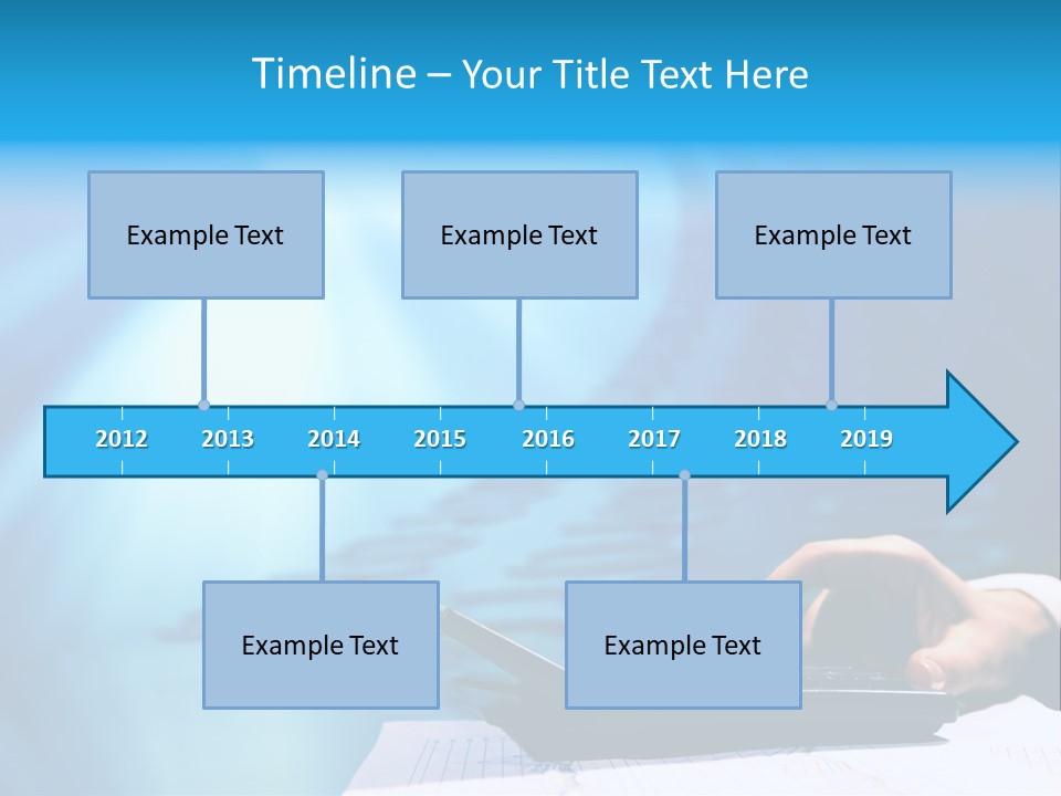 Businessman Data Info PowerPoint Template