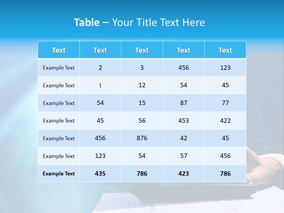 Businessman Data Info PowerPoint Template
