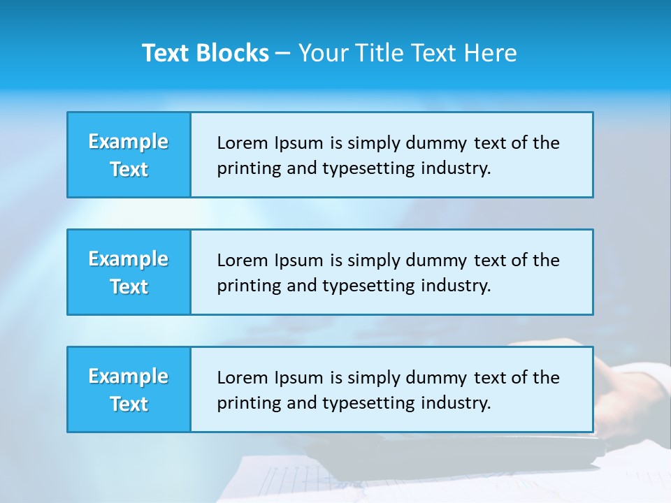 Businessman Data Info PowerPoint Template