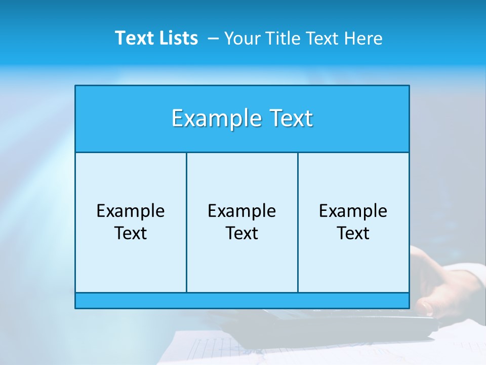Businessman Data Info PowerPoint Template
