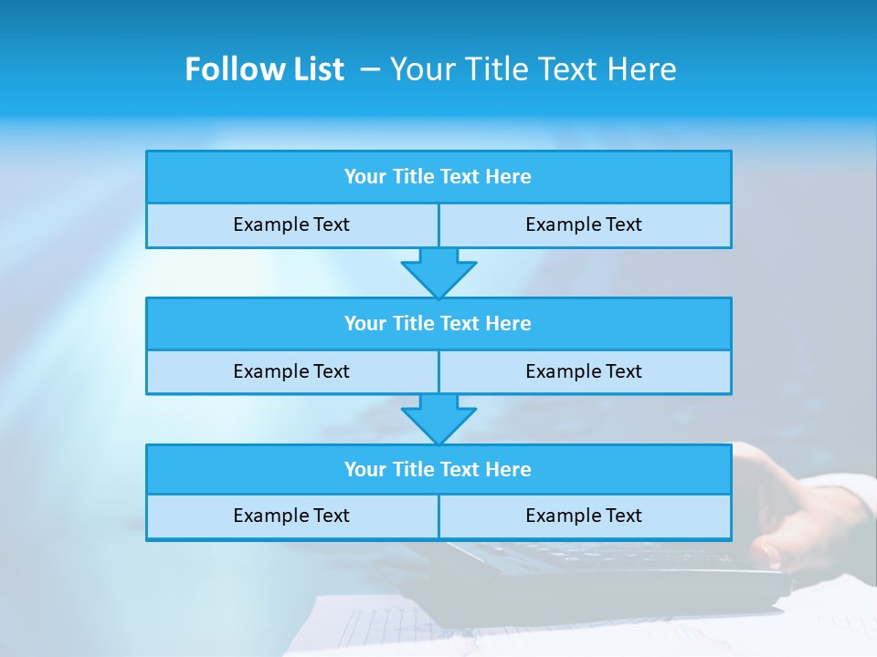 Businessman Data Info PowerPoint Template