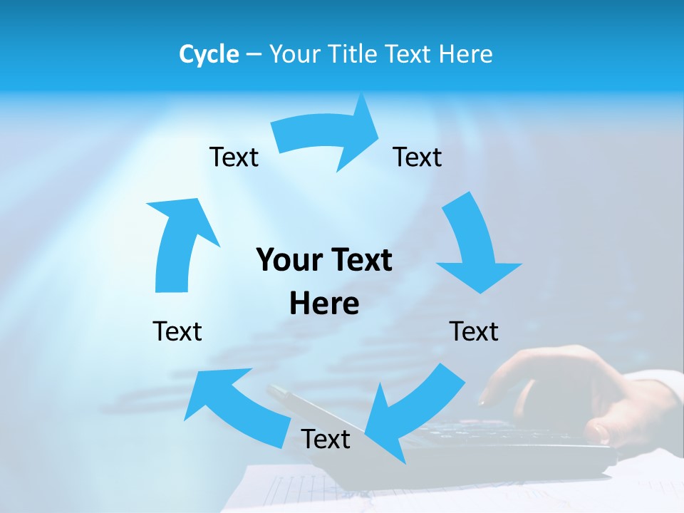 Businessman Data Info PowerPoint Template
