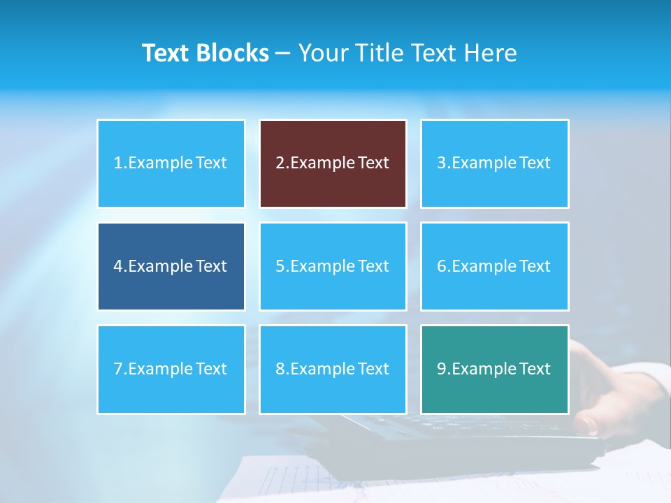 Businessman Data Info PowerPoint Template