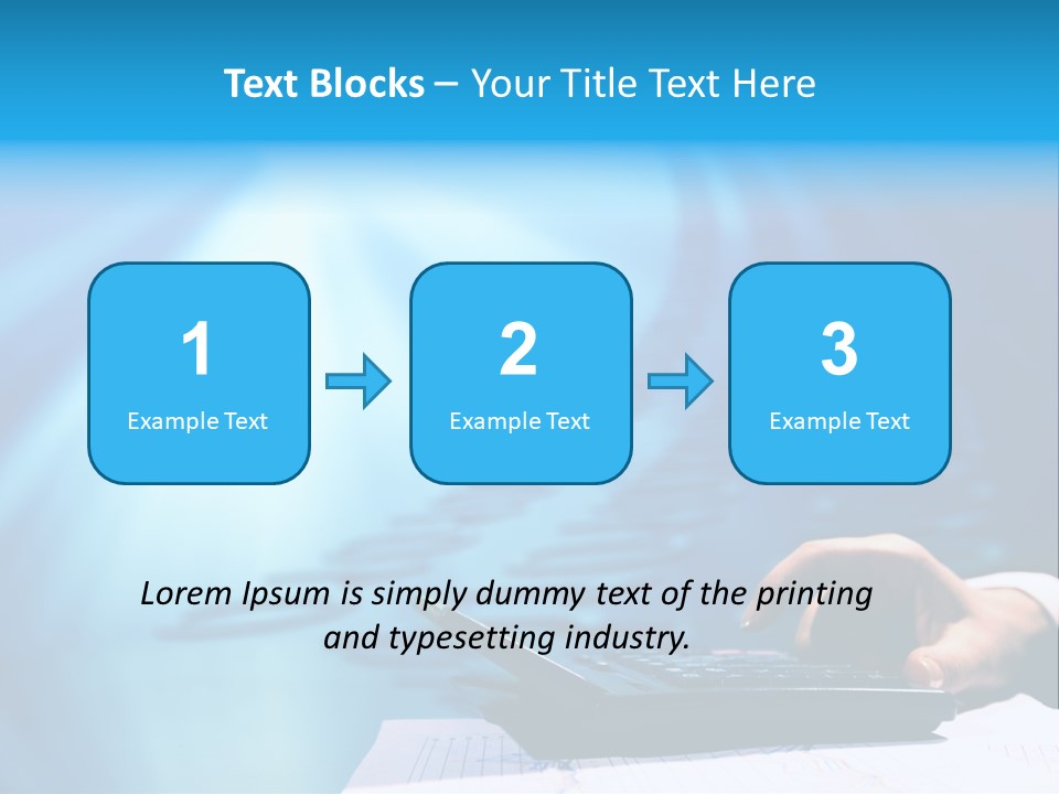 Businessman Data Info PowerPoint Template