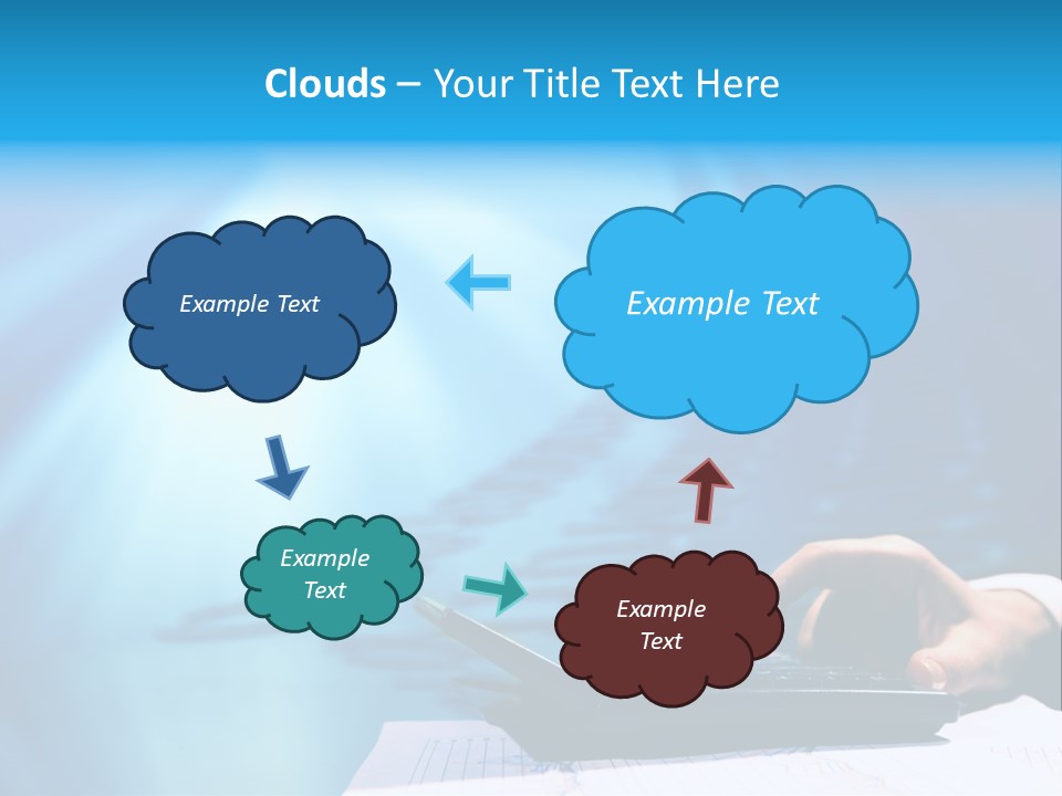 Businessman Data Info PowerPoint Template
