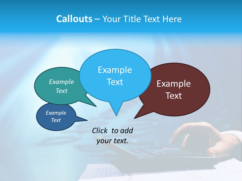 Businessman Data Info PowerPoint Template