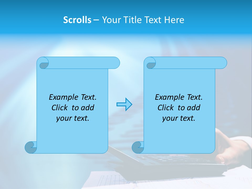 Businessman Data Info PowerPoint Template
