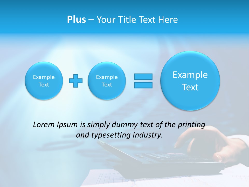 Businessman Data Info PowerPoint Template
