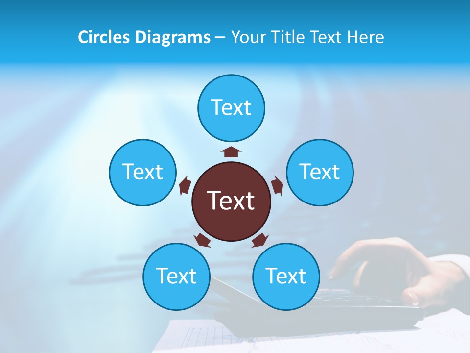 Businessman Data Info PowerPoint Template