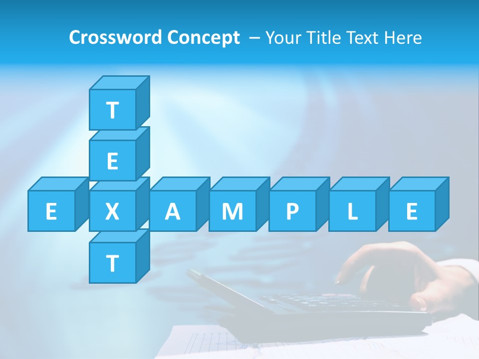 Businessman Data Info PowerPoint Template