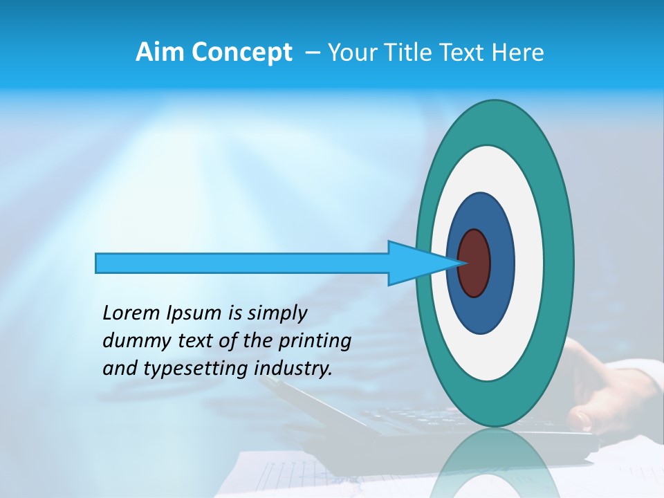 Businessman Data Info PowerPoint Template