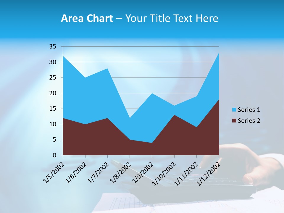 Businessman Data Info PowerPoint Template