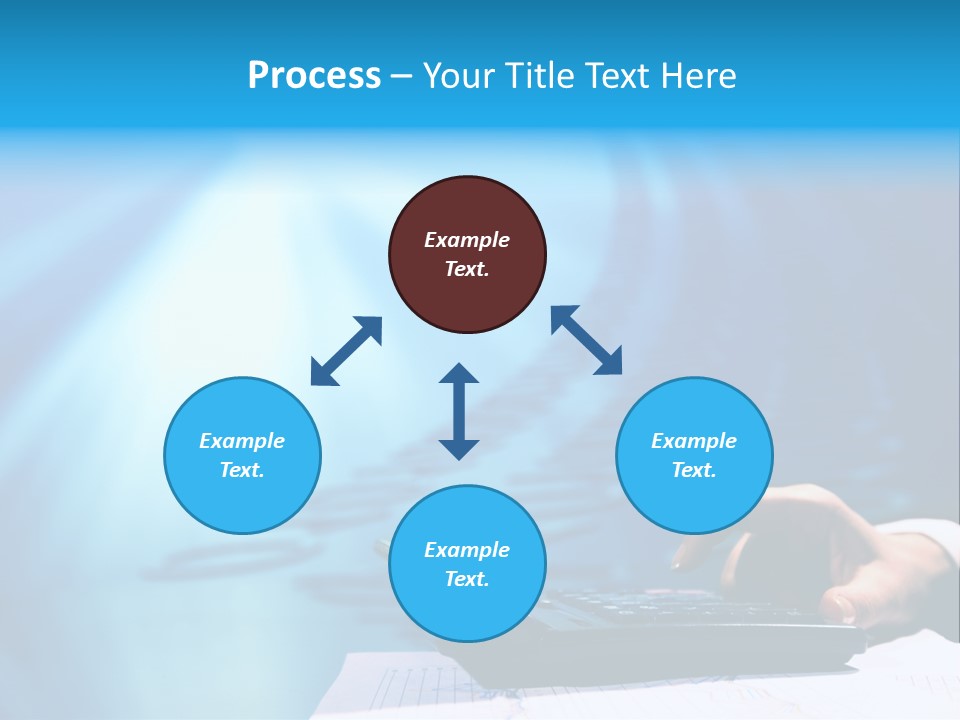 Businessman Data Info PowerPoint Template
