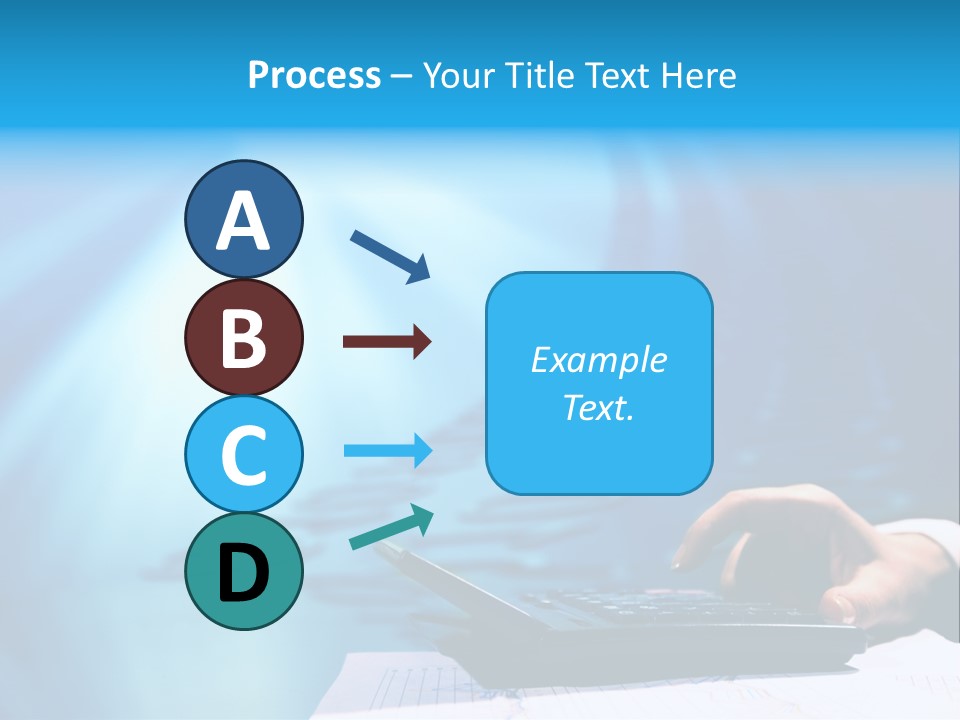 Businessman Data Info PowerPoint Template
