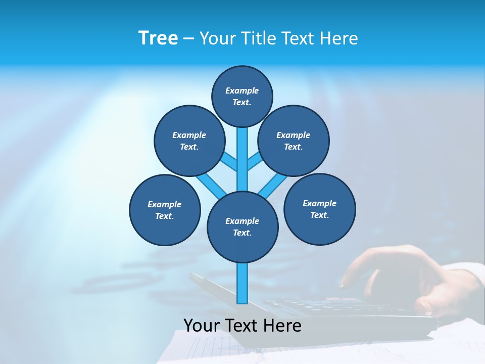 Businessman Data Info PowerPoint Template