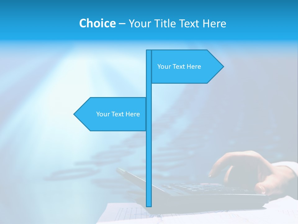 Businessman Data Info PowerPoint Template