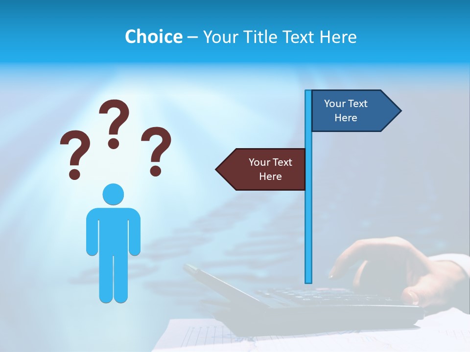 Businessman Data Info PowerPoint Template