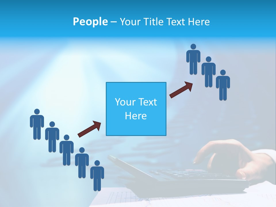 Businessman Data Info PowerPoint Template