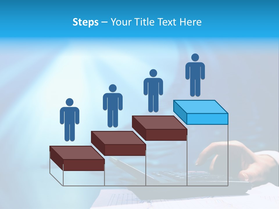Businessman Data Info PowerPoint Template