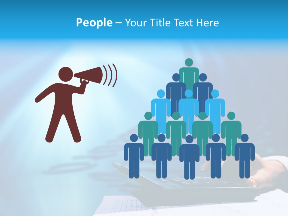 Businessman Data Info PowerPoint Template