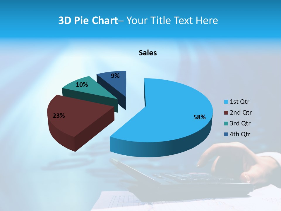 Businessman Data Info PowerPoint Template