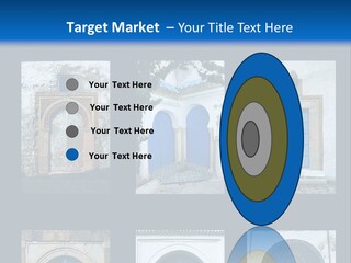 Tunisian Doors Against Black Background, Suitable To Use It As Wallpaper PowerPoint Template