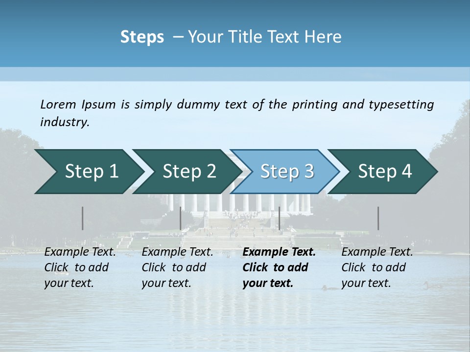 Lincoln Memorial PowerPoint Template