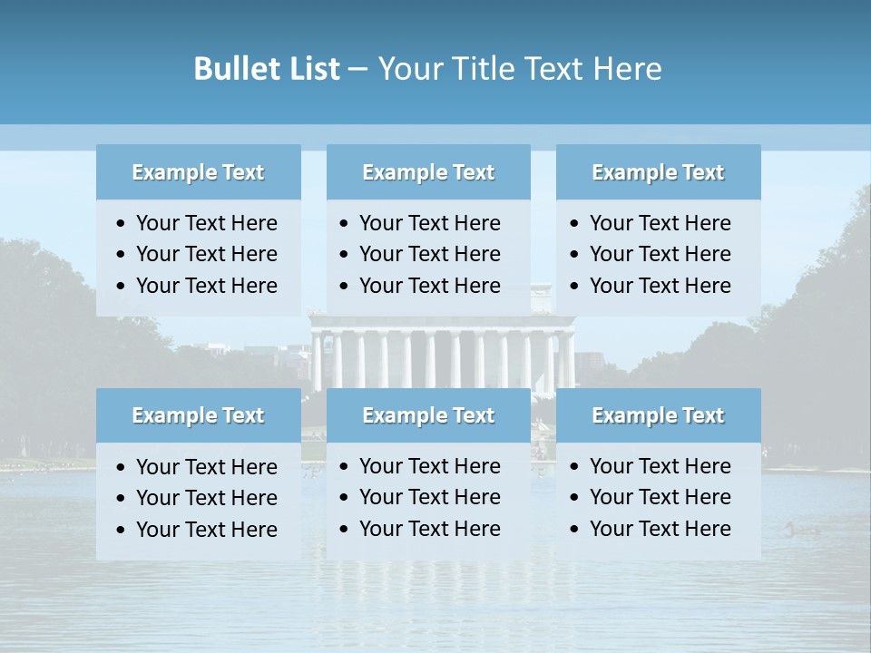 Lincoln Memorial PowerPoint Template