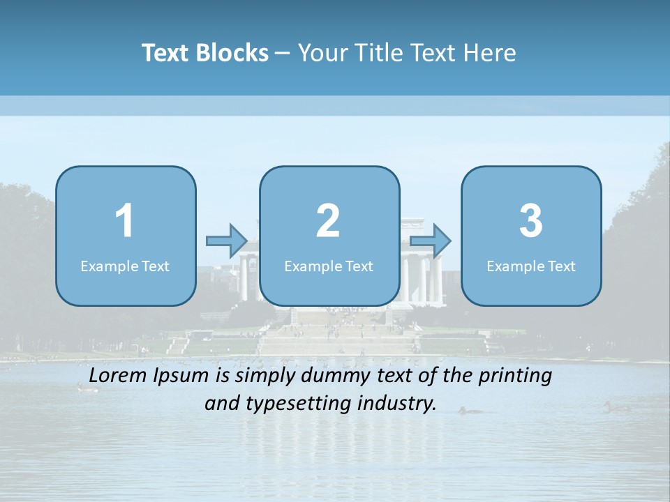 Lincoln Memorial PowerPoint Template